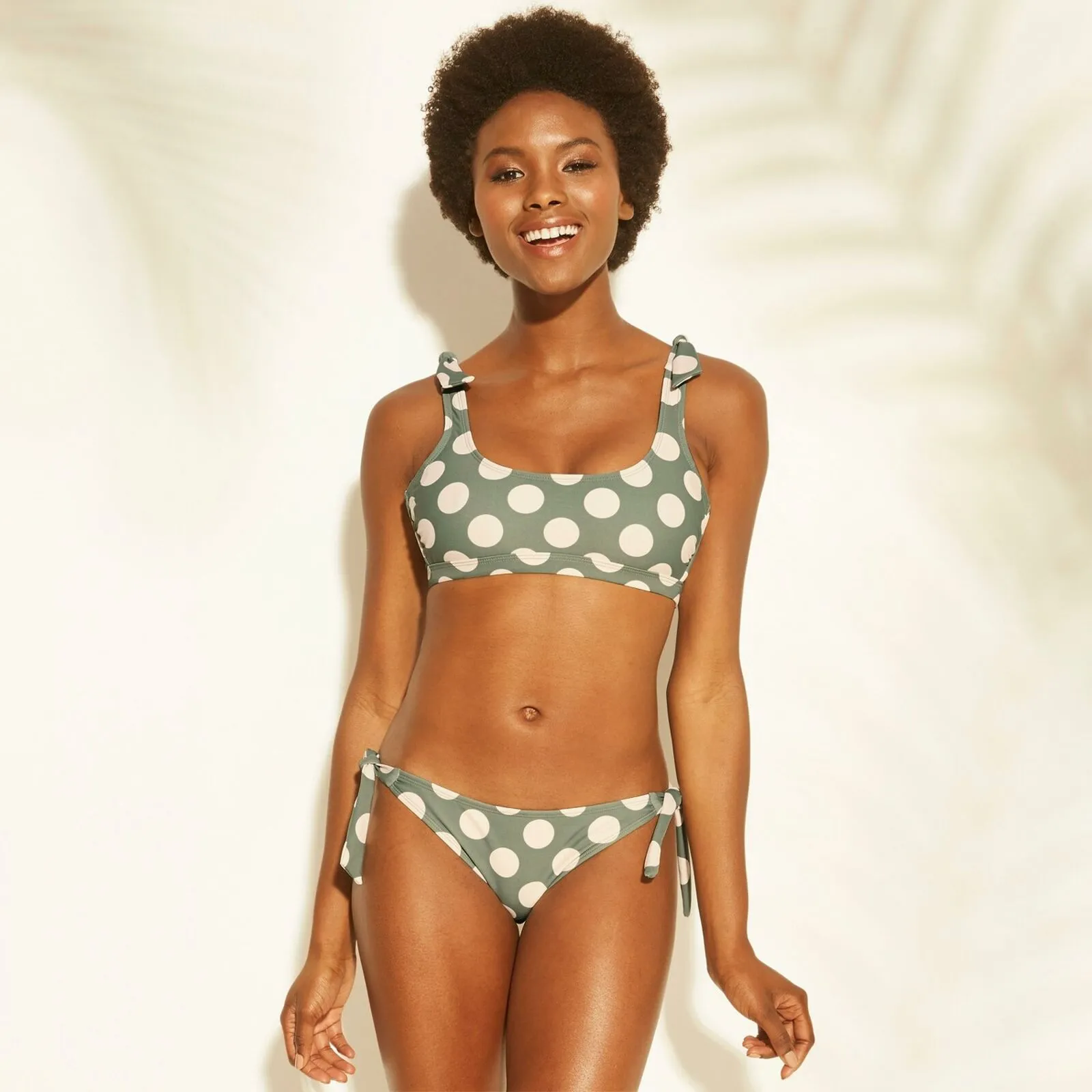 Xhilaration Women's Tie Side Cheeky Bikini Bottom