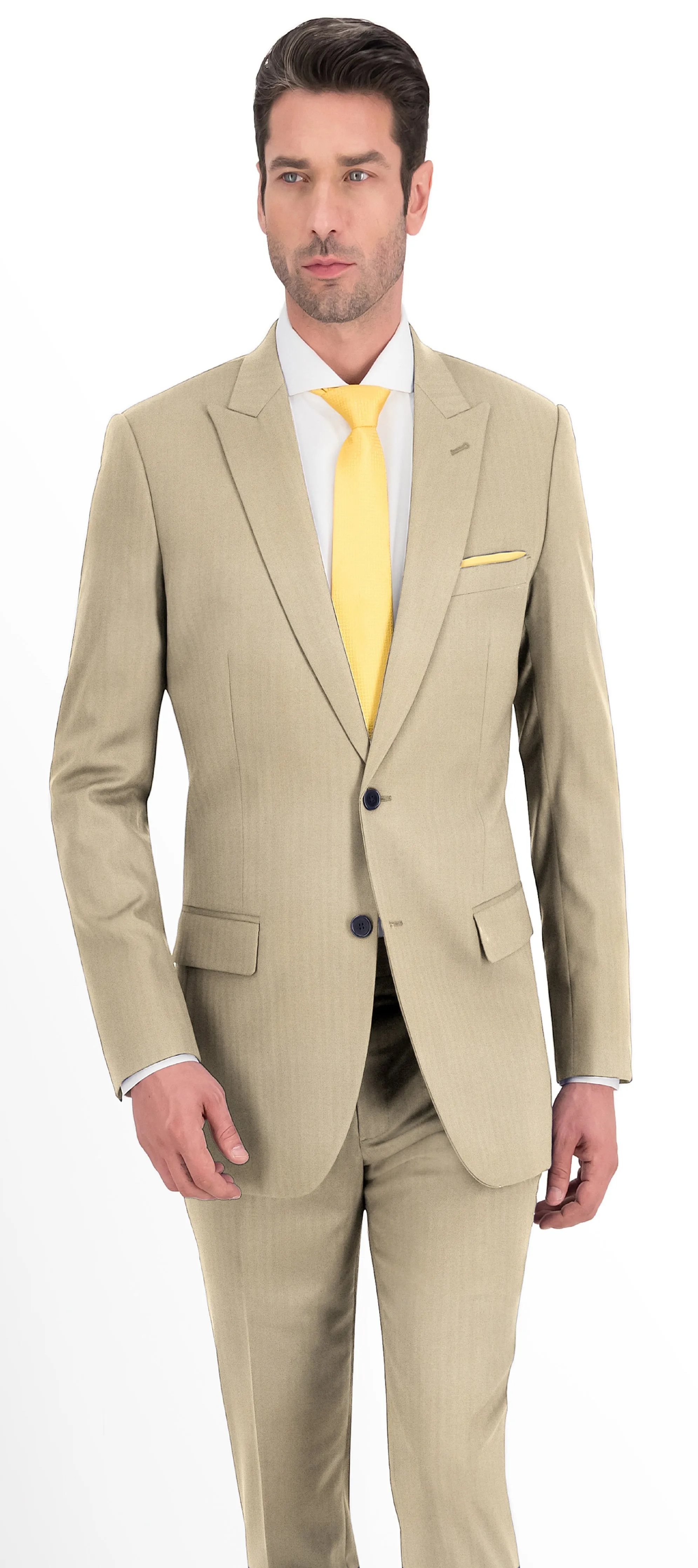 Yellow Tan Plain Jacket