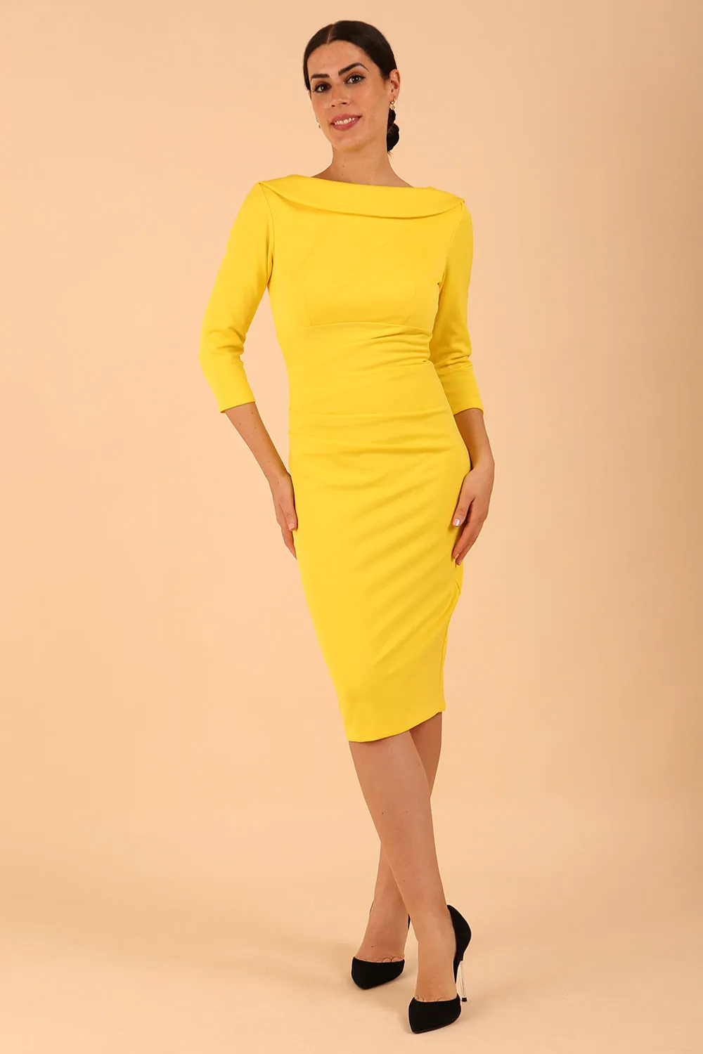 York 3/4 Sleeve Pencil Dress