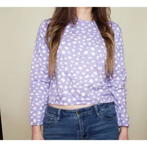 Yorkville Polka Dot Organic Cotton Longsleeve Top