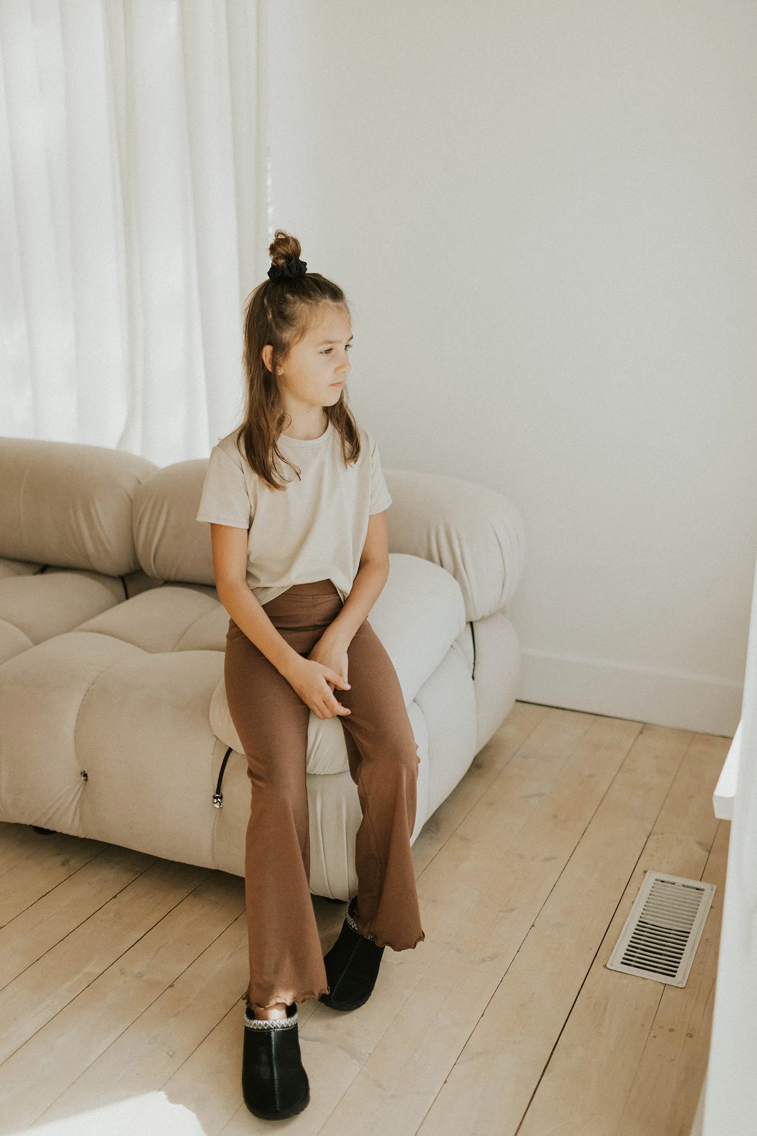 Youth Lettuce Hem Pants