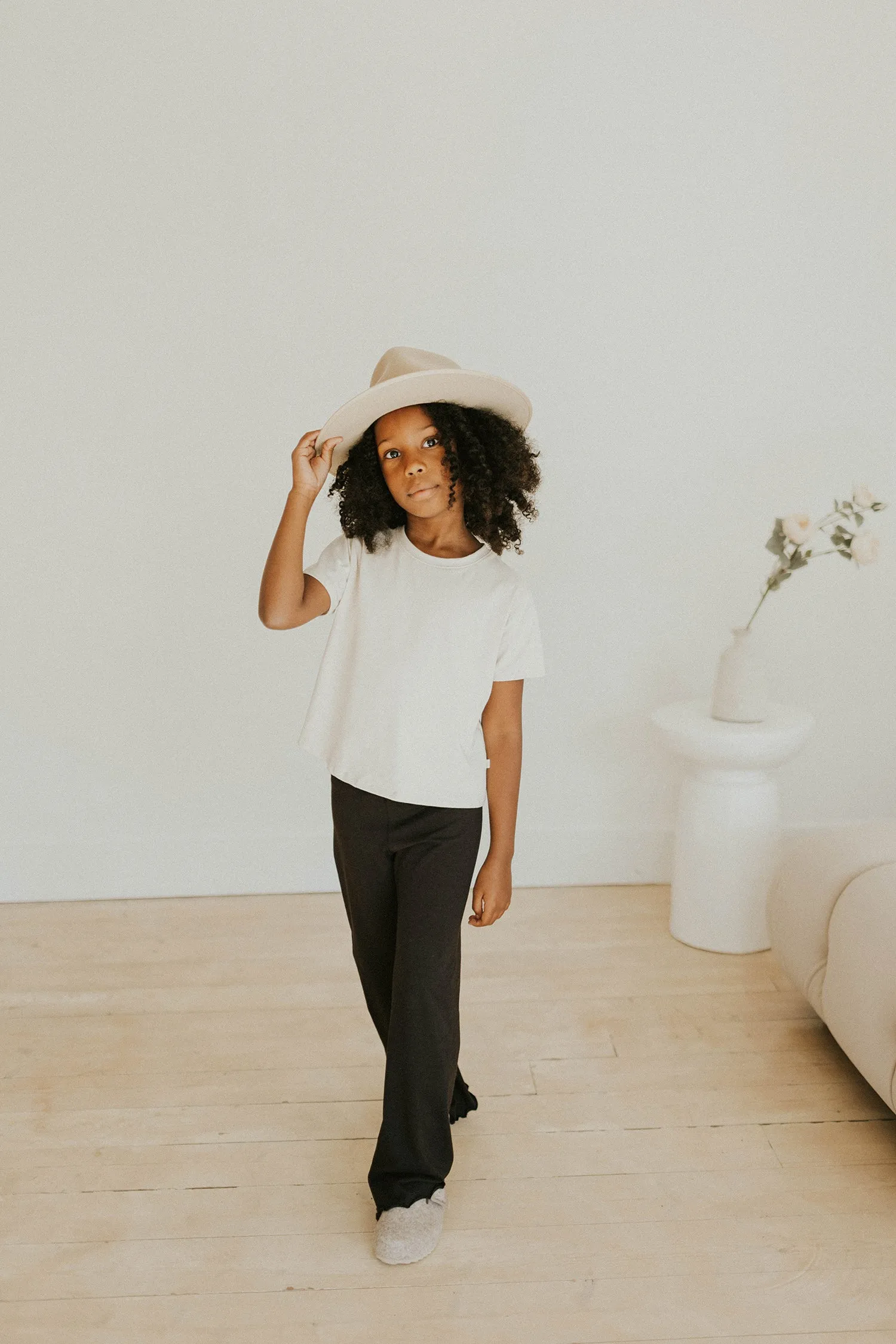 Youth Lettuce Hem Pants