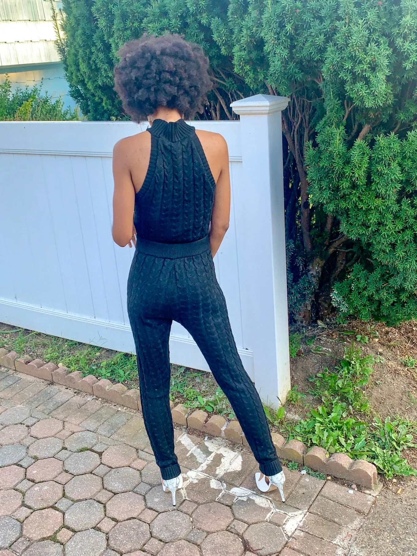 Zoe Cable Knit Pant Set
